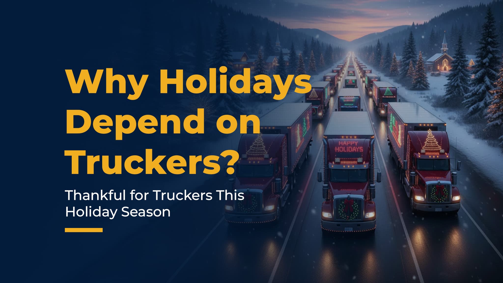 Why Holidays Depend on Truckers?